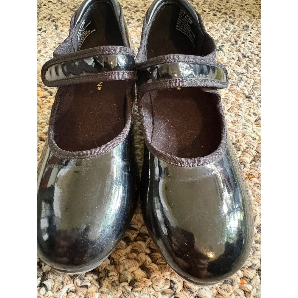 Weissman Kids Black Patent Mary Jane Tap Shoes‎ W2600 Size 13.5CM